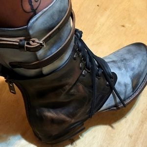 Size 11 Ravi Freebirds boots Grey but looks blue to me. BEAUTIFUL